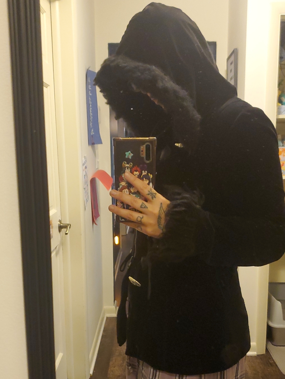 Red Tag Vintage Velvet Double Zipper Winter Coat Tripp - Picture 8 of 9
